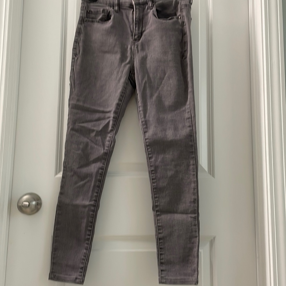 LAST DAY  women light grey denim skinny  jeans jeggings size 7